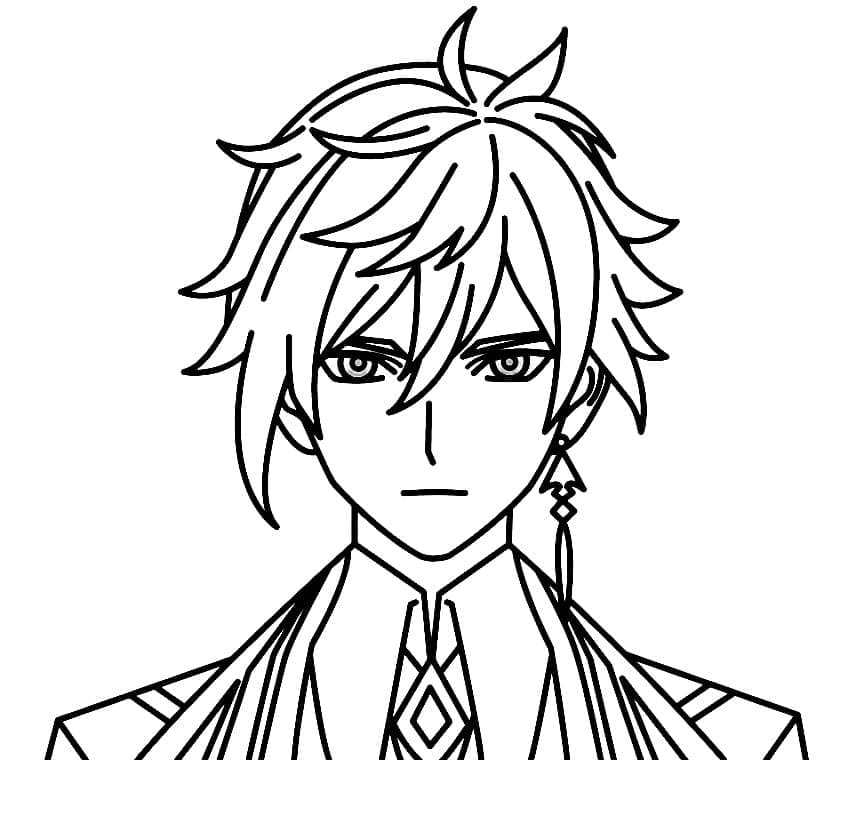 Dibujo para colorear: Genshin Impact (Videojuegos) #211718 - Dibujos para Colorear e Imprimir Gratis