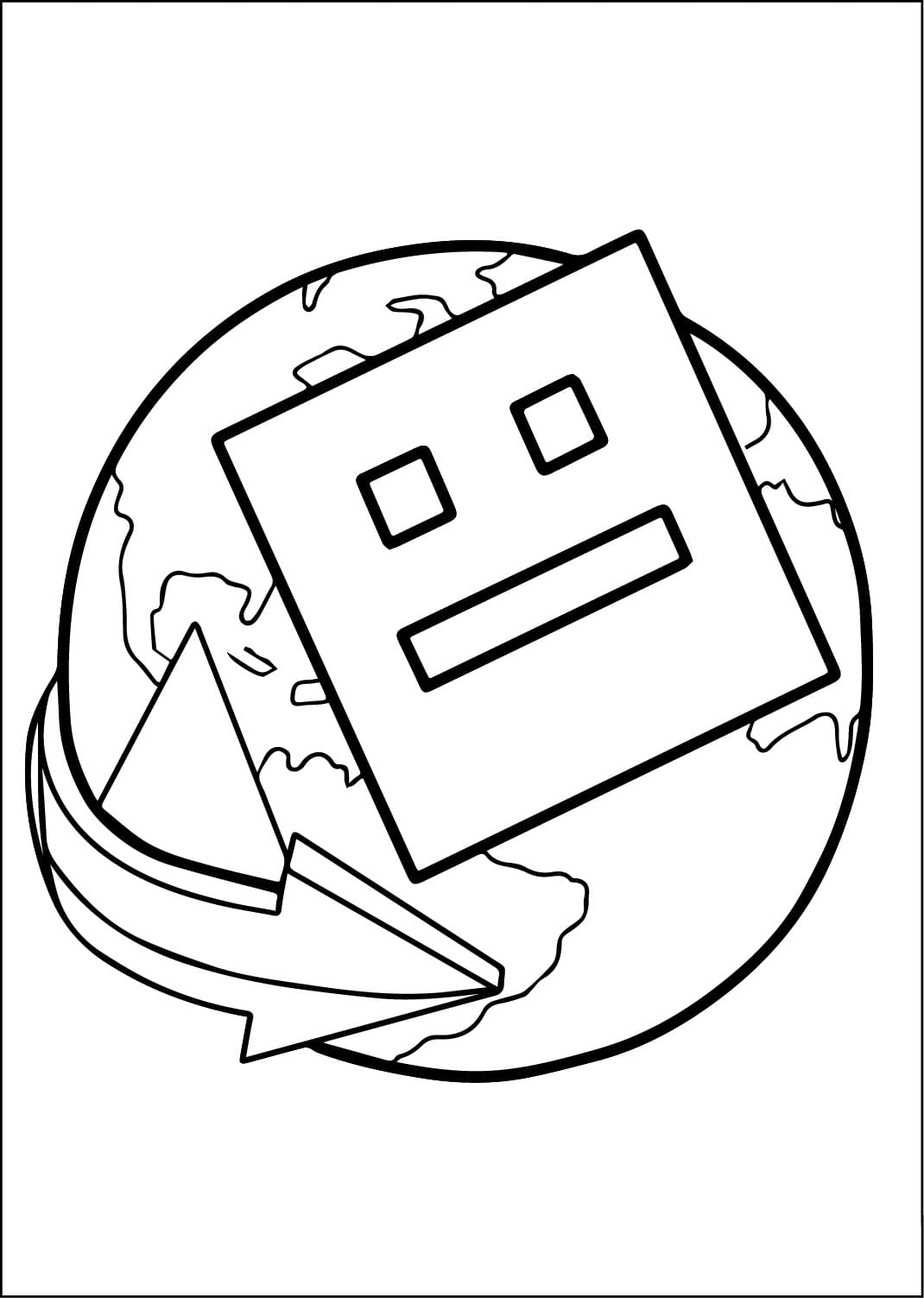 Dibujo gratuito Geometry Dash #221090 de la coleccion Videojuegos para imprimir Dibujo gratuito Geometry Dash #221090 de la coleccion Videojuegos para imprimir