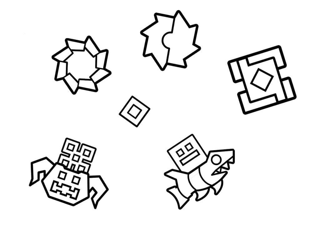 Dibujo gratuito Geometry Dash #221093 de la coleccion Videojuegos para imprimir Dibujo gratuito Geometry Dash #221093 de la coleccion Videojuegos para imprimir
