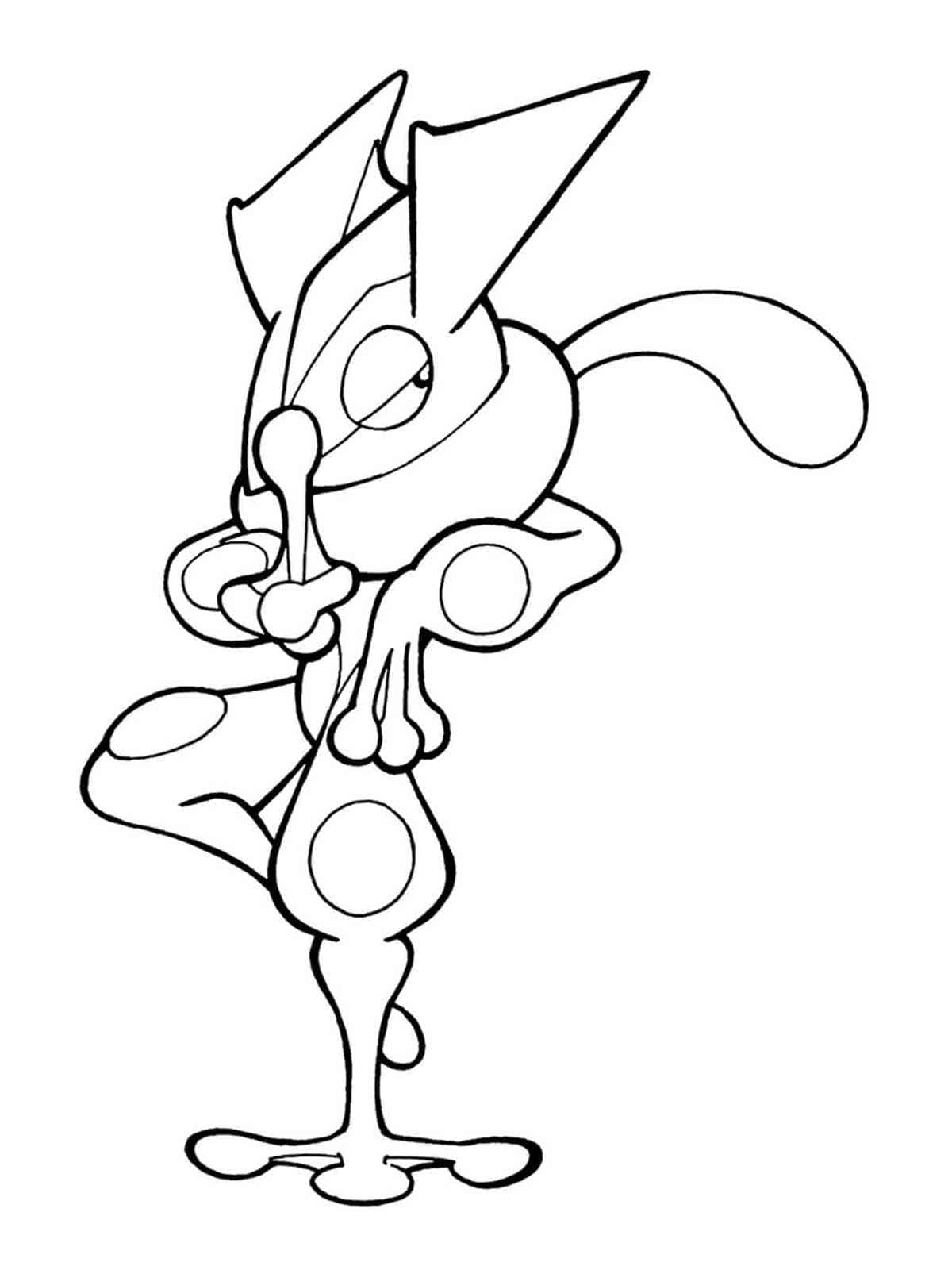 Dibujo gratuito Greninja #184237 de la coleccion Videojuegos para imprimir