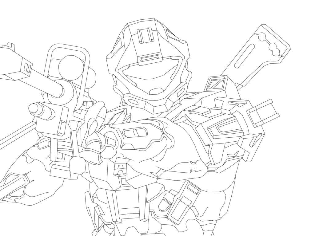 Dibujo gratuito Halo #200115 de la coleccion Videojuegos para imprimir