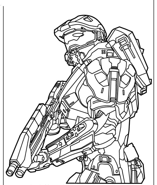 Dibujo gratuito Halo #200120 de la coleccion Videojuegos para imprimir
