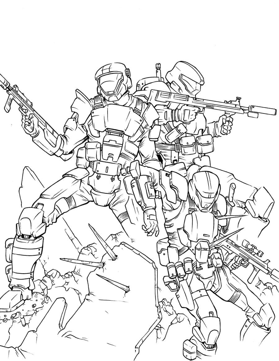 Dibujo gratuito Halo #200125 de la coleccion Videojuegos para imprimir
