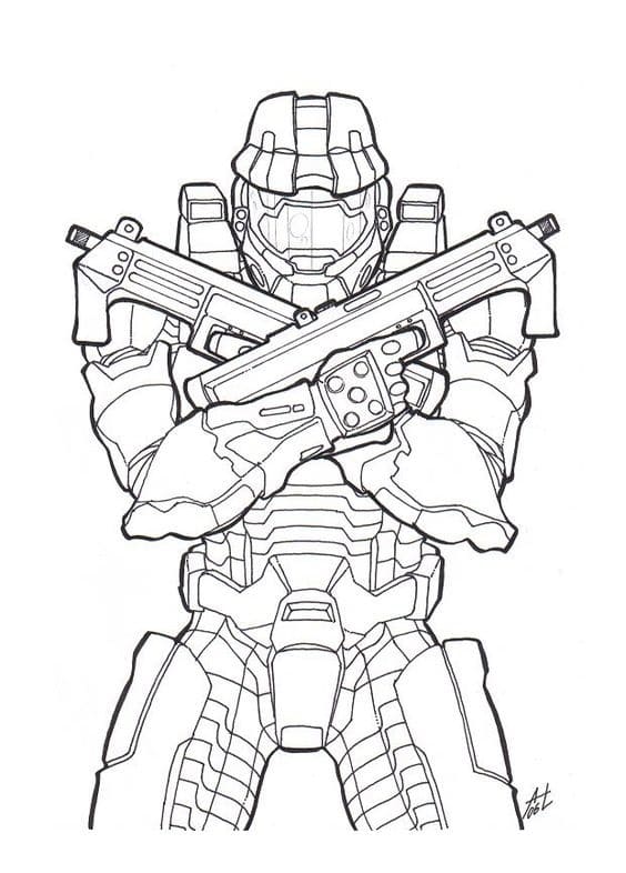 Dibujo gratuito Halo #200126 de la coleccion Videojuegos para imprimir