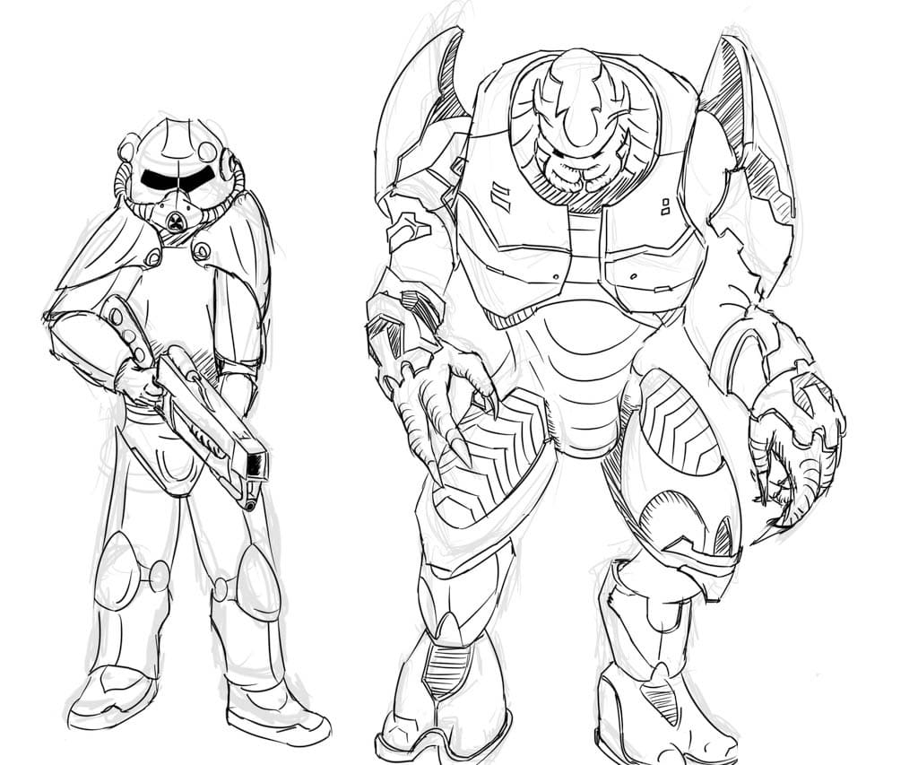 Dibujo gratuito Halo #200127 de la coleccion Videojuegos para imprimir