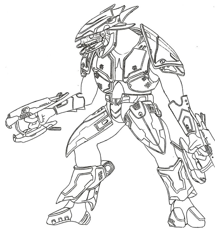 Dibujo gratuito Halo #200130 de la coleccion Videojuegos para imprimir