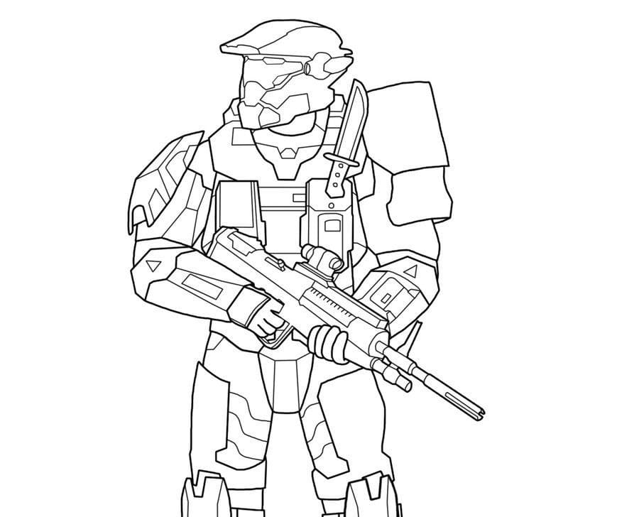 Dibujo gratuito Halo #200134 de la coleccion Videojuegos para imprimir