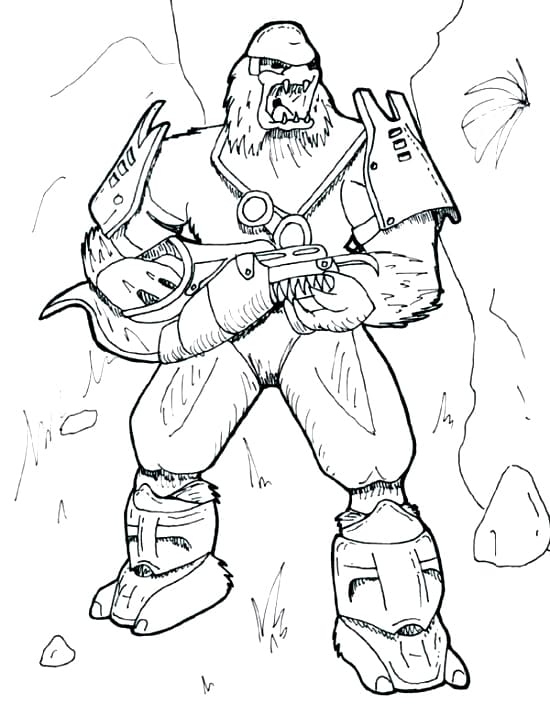 Dibujo para colorear: Halo (Videojuegos) #200142 - Dibujos para Colorear e Imprimir Gratis