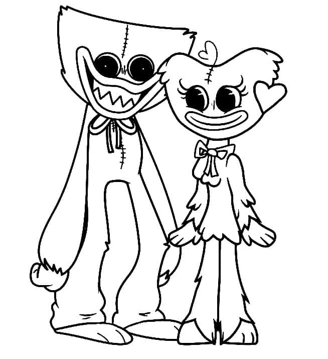 Dibujo gratuito Huggy Wuggy #206859 de la coleccion Videojuegos para imprimir