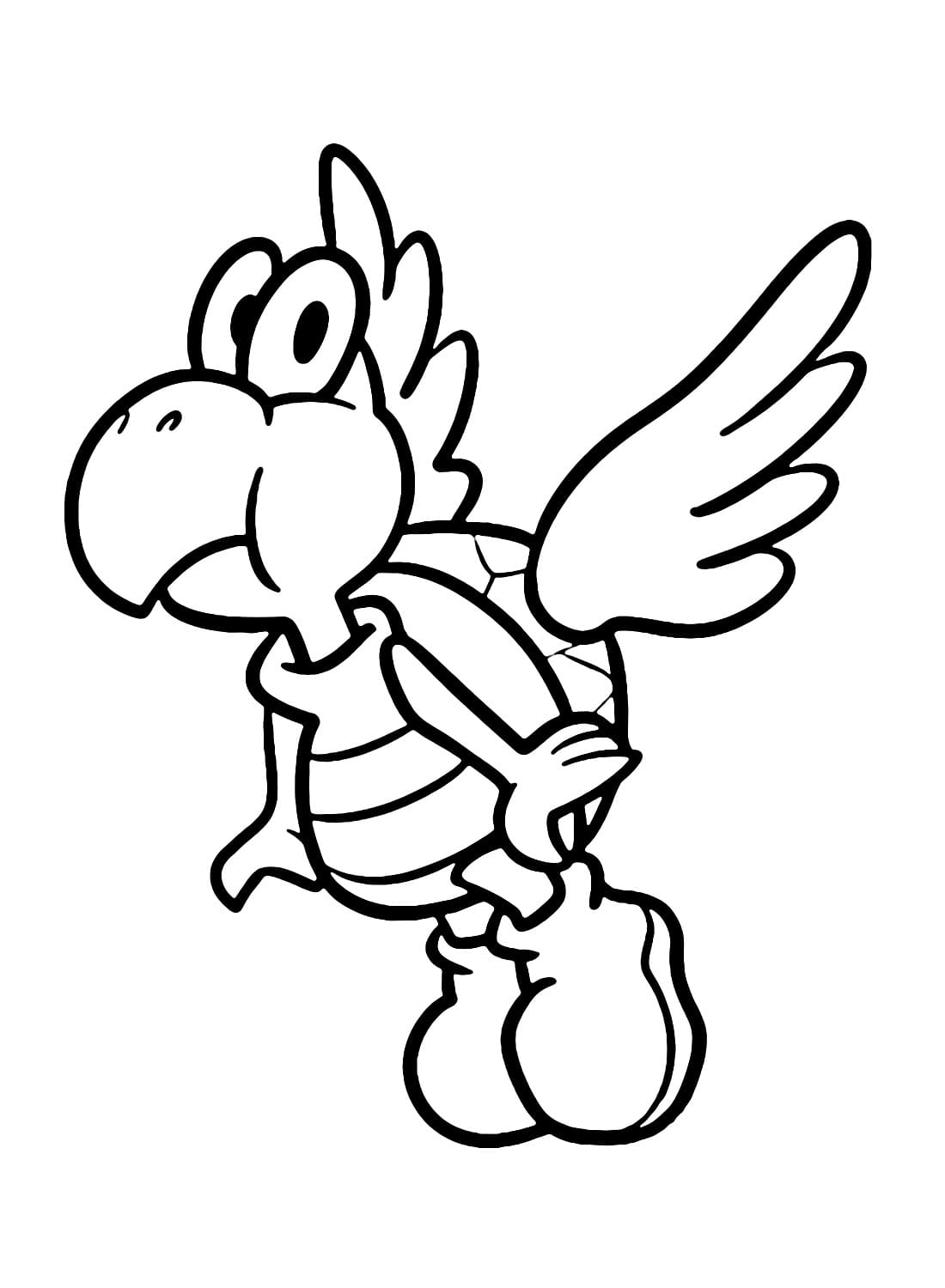 Dibujo gratuito Koopa Troopa #188414 de la coleccion Videojuegos para imprimir