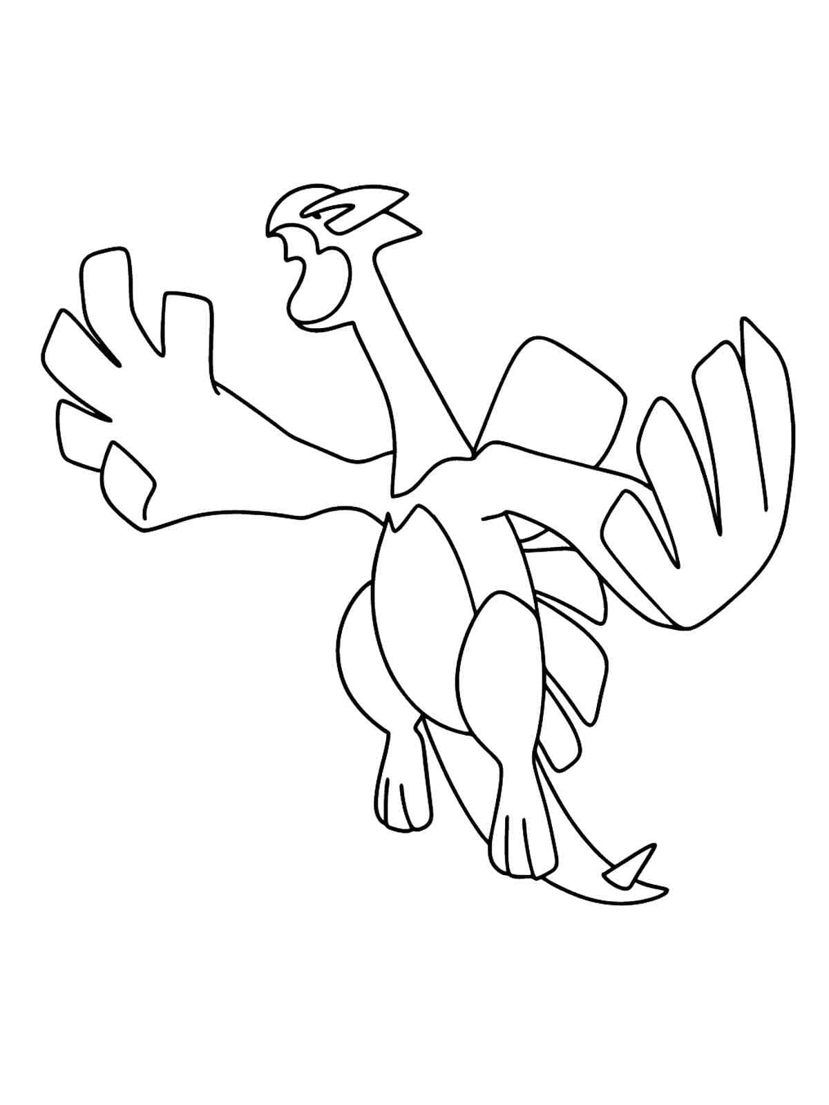 Dibujo gratuito Lugia #181605 de la coleccion Videojuegos para imprimir