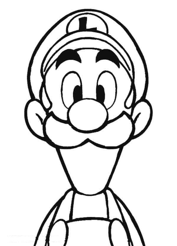 Dibujo gratuito Luigi #174666 de la coleccion Videojuegos para imprimir