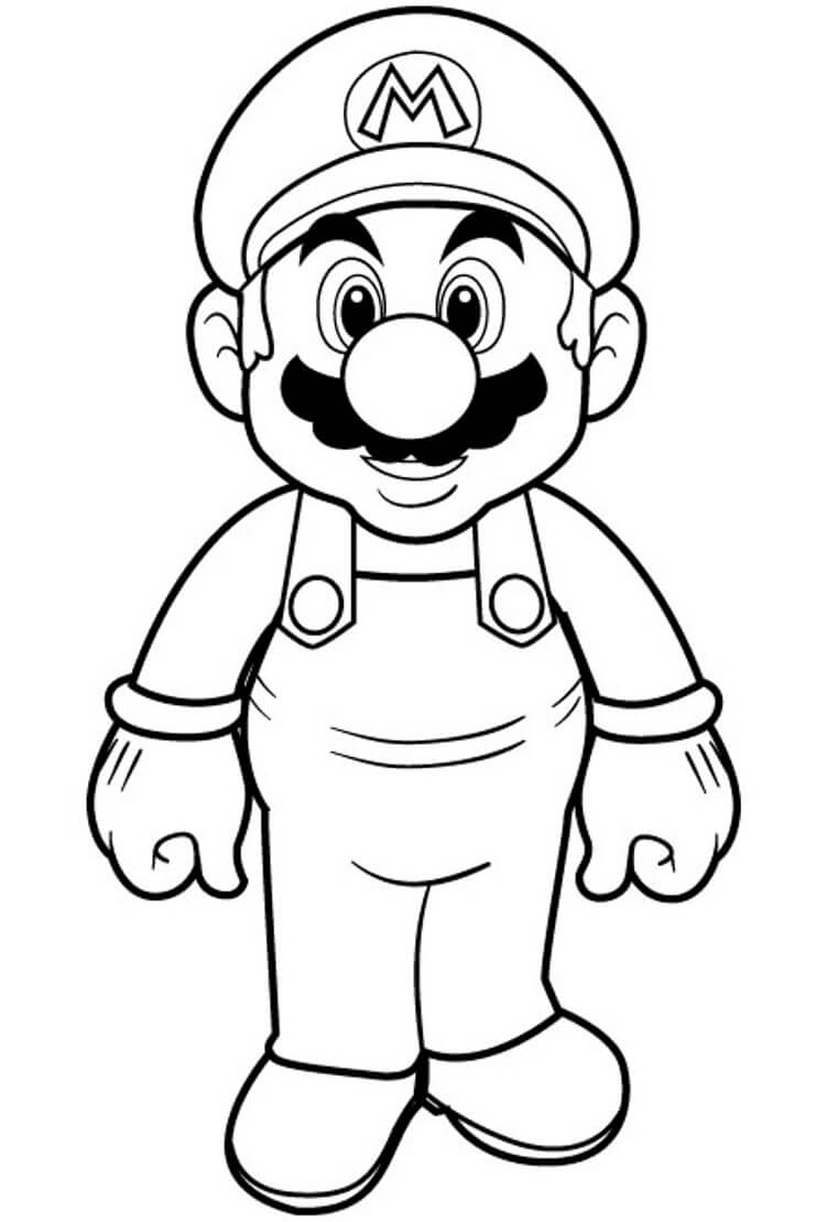 Dibujo gratuito Mario #170817 de la coleccion Videojuegos para imprimir