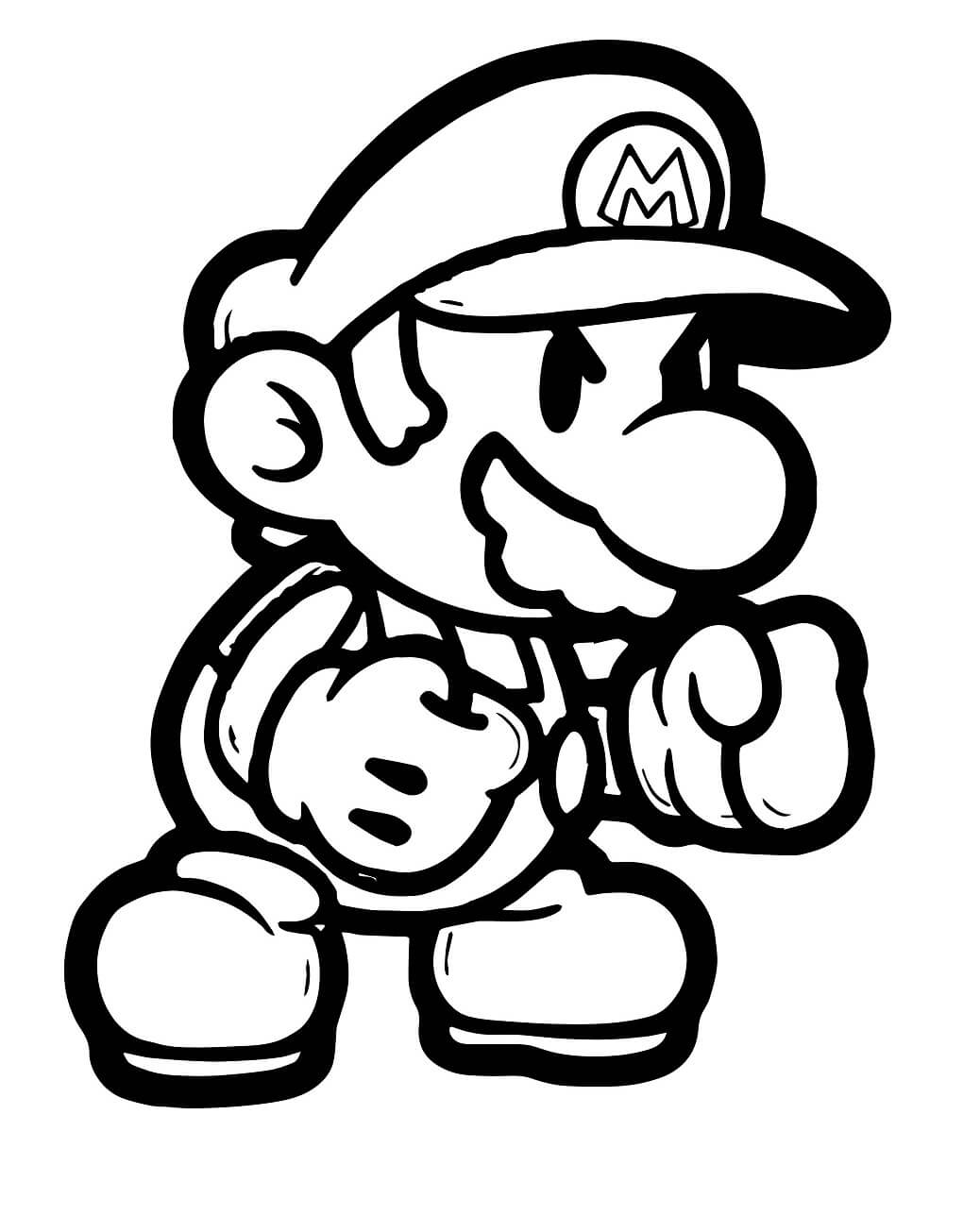 Dibujo gratuito Mario #172150 de la coleccion Videojuegos para imprimir