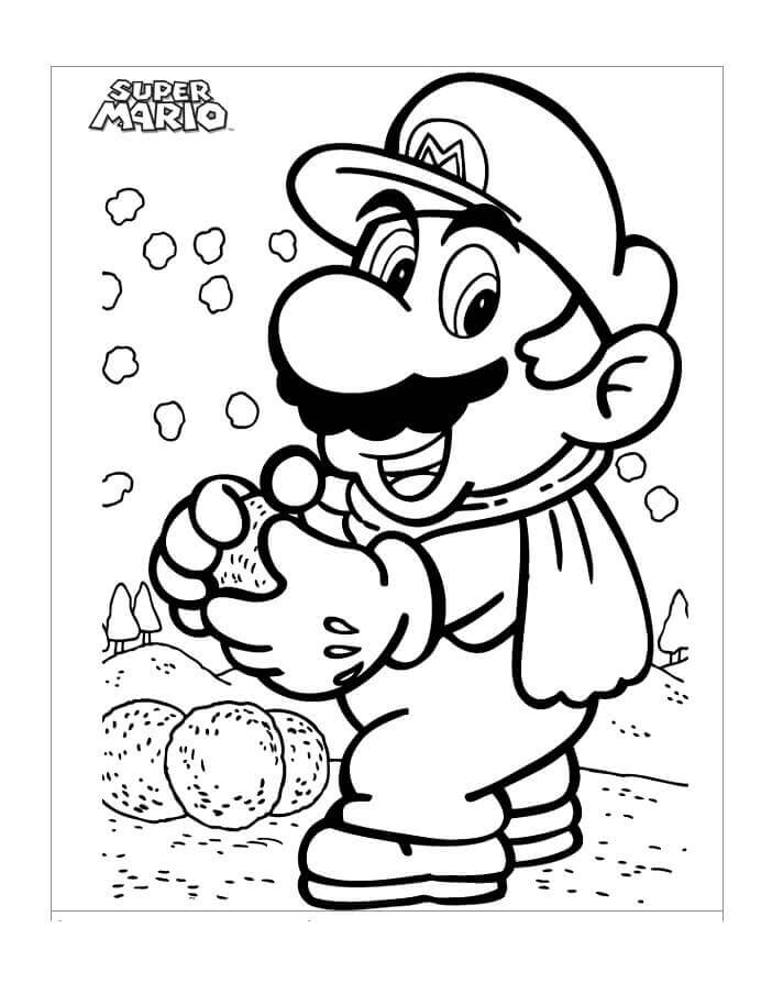 Dibujo gratuito Mario #172174 de la coleccion Videojuegos para imprimir