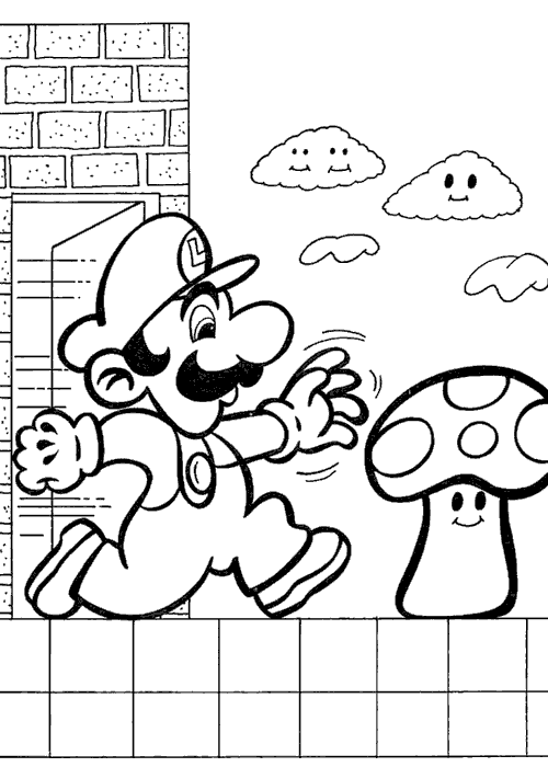 Dibujo para colorear: Mario Bros (Videojuegos) #112480 - Dibujos para Colorear e Imprimir Gratis