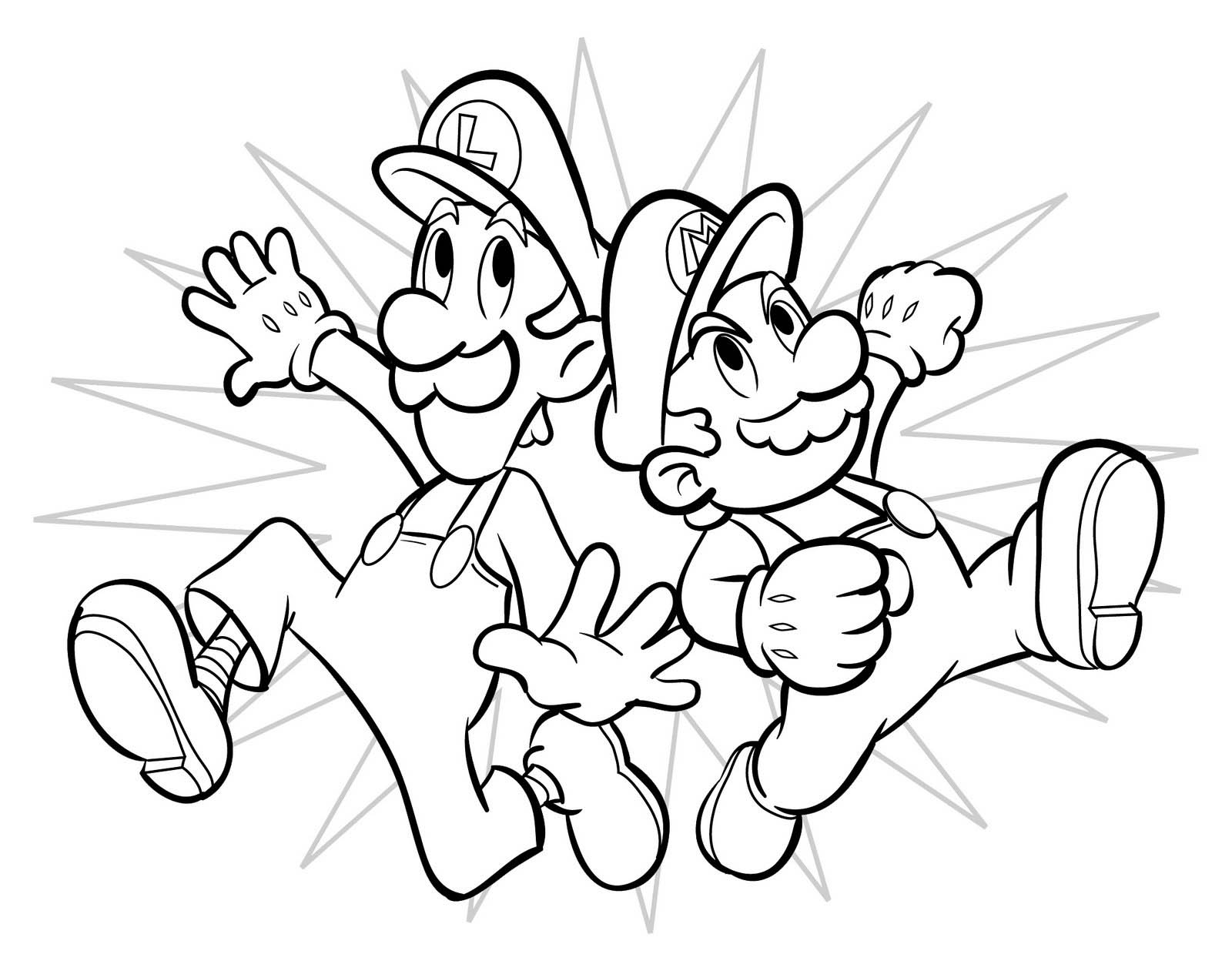 Dibujo para colorear: Mario Bros (Videojuegos) #112493 - Dibujos para Colorear e Imprimir Gratis