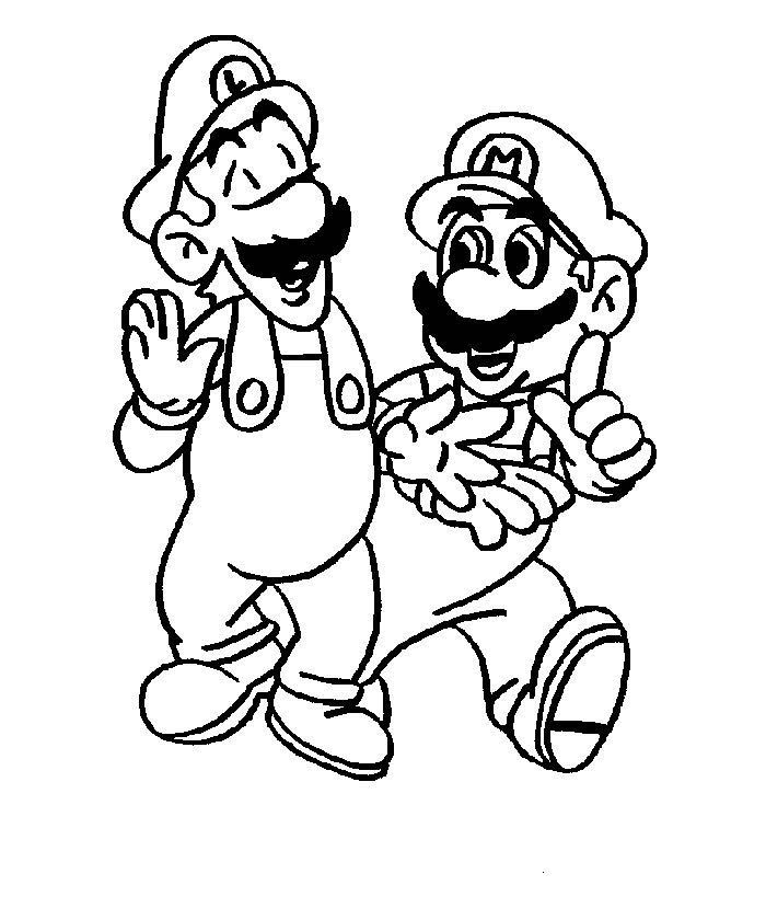 Dibujo para colorear: Mario Bros (Videojuegos) #112535 - Dibujos para Colorear e Imprimir Gratis