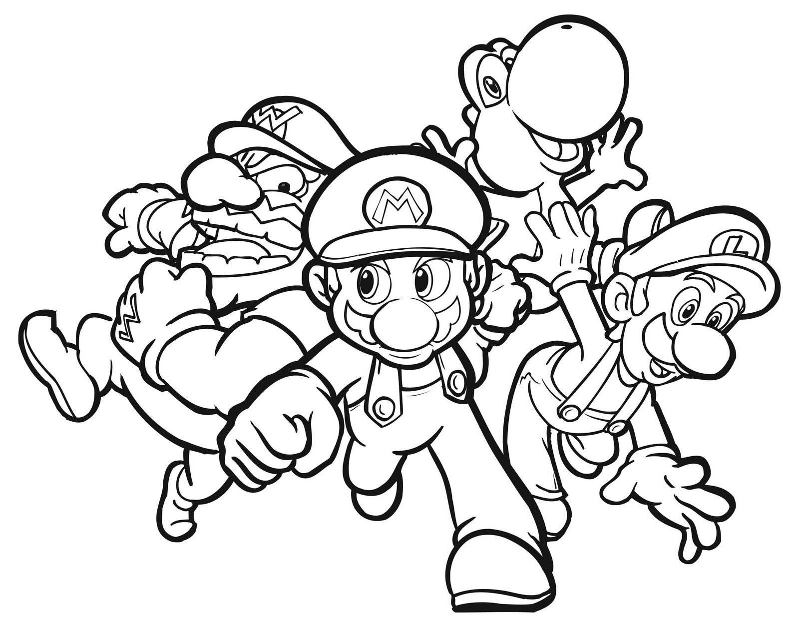 Dibujo para colorear: Mario Bros (Videojuegos) #112557 - Dibujos para Colorear e Imprimir Gratis