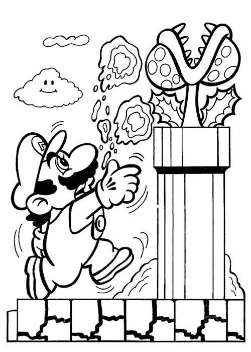 Dibujo para colorear: Mario Bros (Videojuegos) #112562 - Dibujos para Colorear e Imprimir Gratis