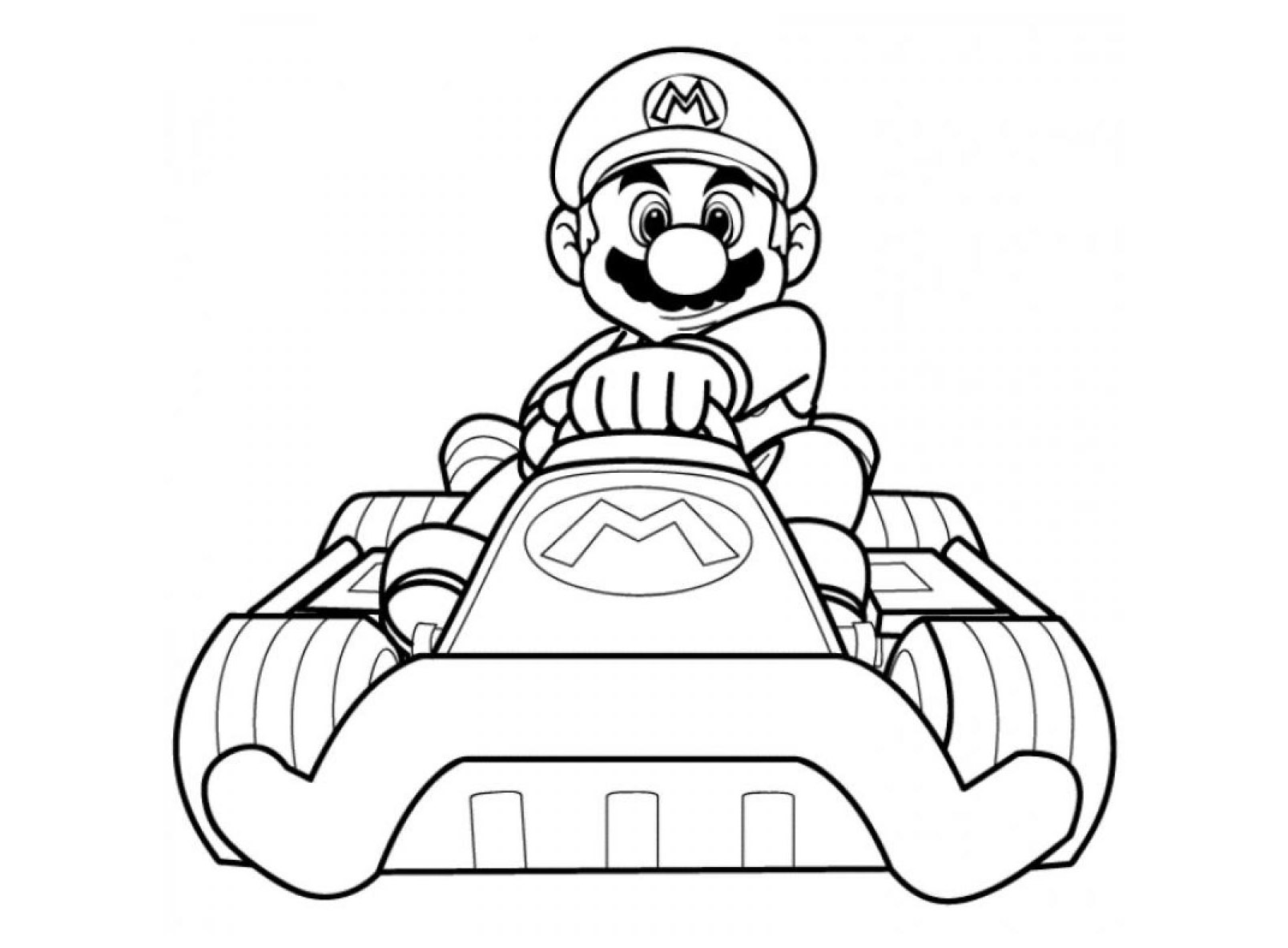 Dibujos de Mario Kart (Videojuegos) para colorear – Páginas imprimibles  gratis