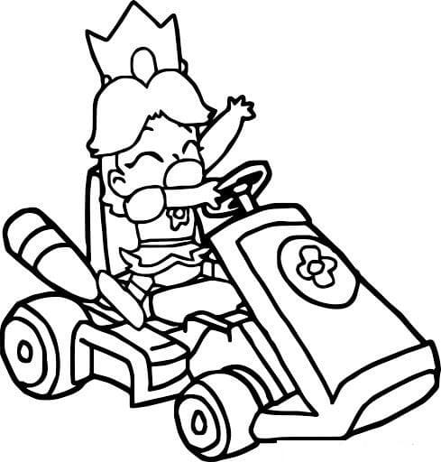 Dibujo gratuito Mario Kart #183559 de la coleccion Videojuegos para imprimir