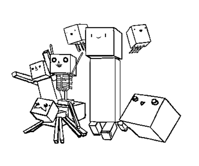 Dibujo para colorear: Minecraft (Videojuegos) #113800 - Dibujos para Colorear e Imprimir Gratis