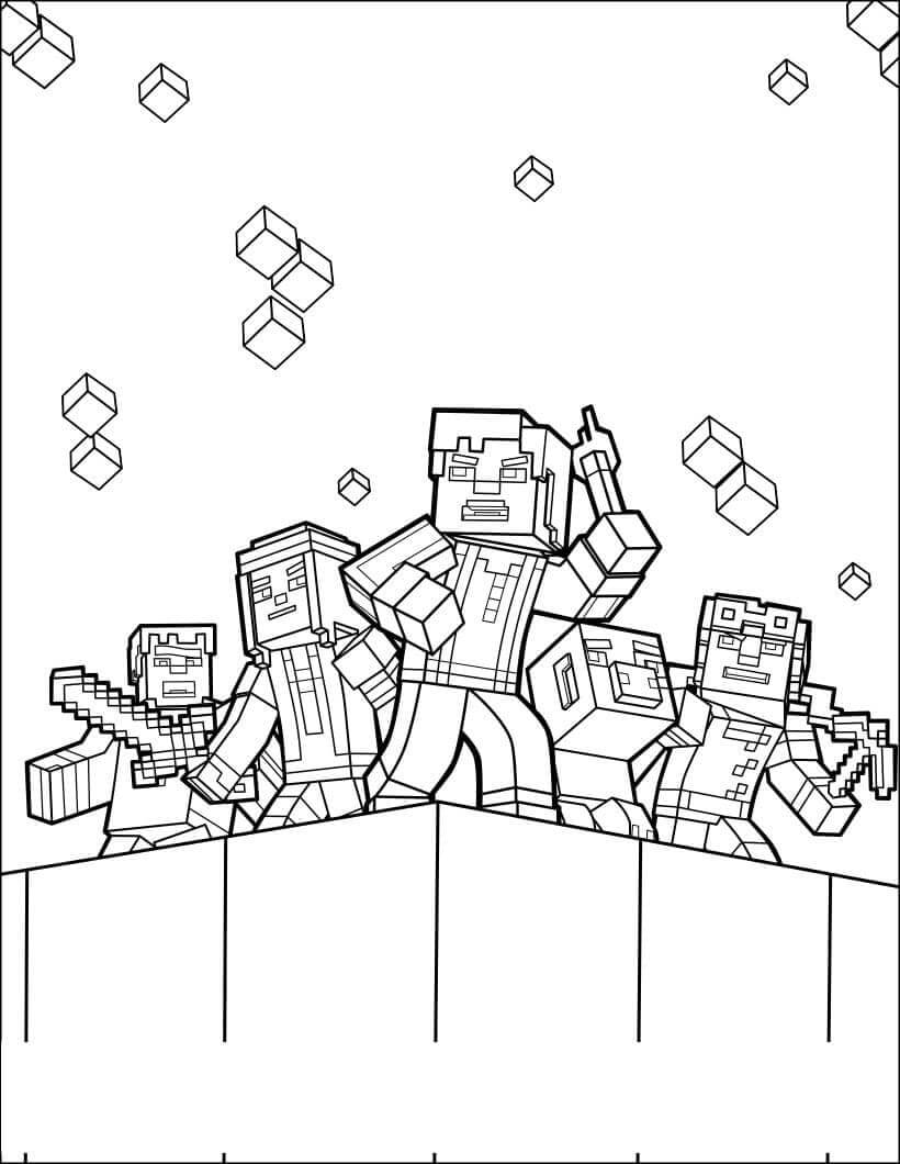 Dibujo gratuito Minecraft #171160 de la coleccion Videojuegos para imprimir