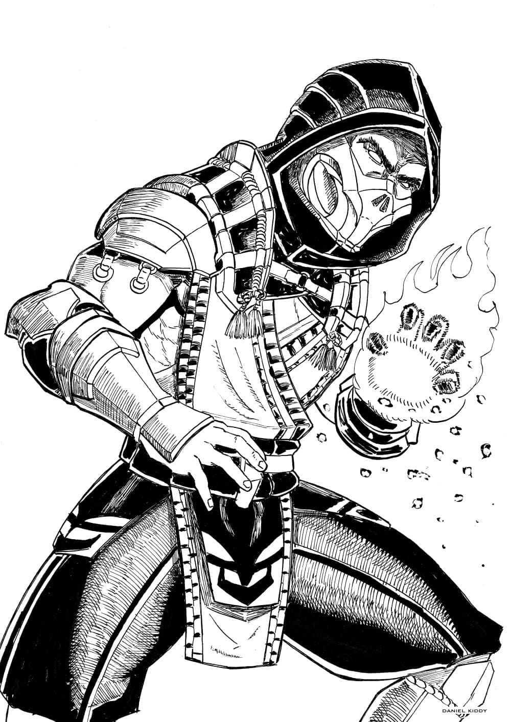 Dibujo gratuito Mortal Kombat #207875 de la coleccion Videojuegos para imprimir