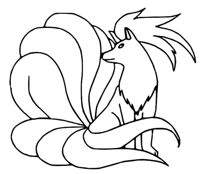Dibujo gratuito Ninetales #181822 de la coleccion Videojuegos para imprimir