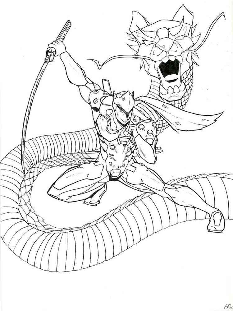 Dibujo gratuito Overwatch #197099 de la coleccion Videojuegos para imprimir