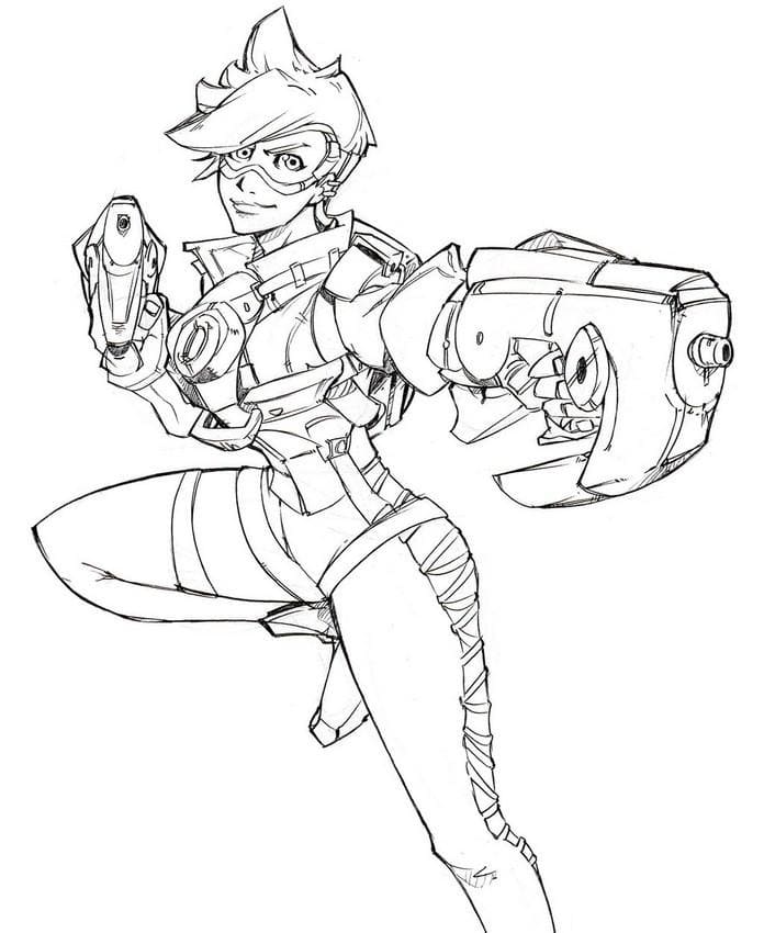 Dibujo gratuito Overwatch #197112 de la coleccion Videojuegos para imprimir