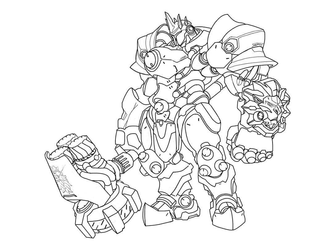 Dibujo gratuito Overwatch #197125 de la coleccion Videojuegos para imprimir
