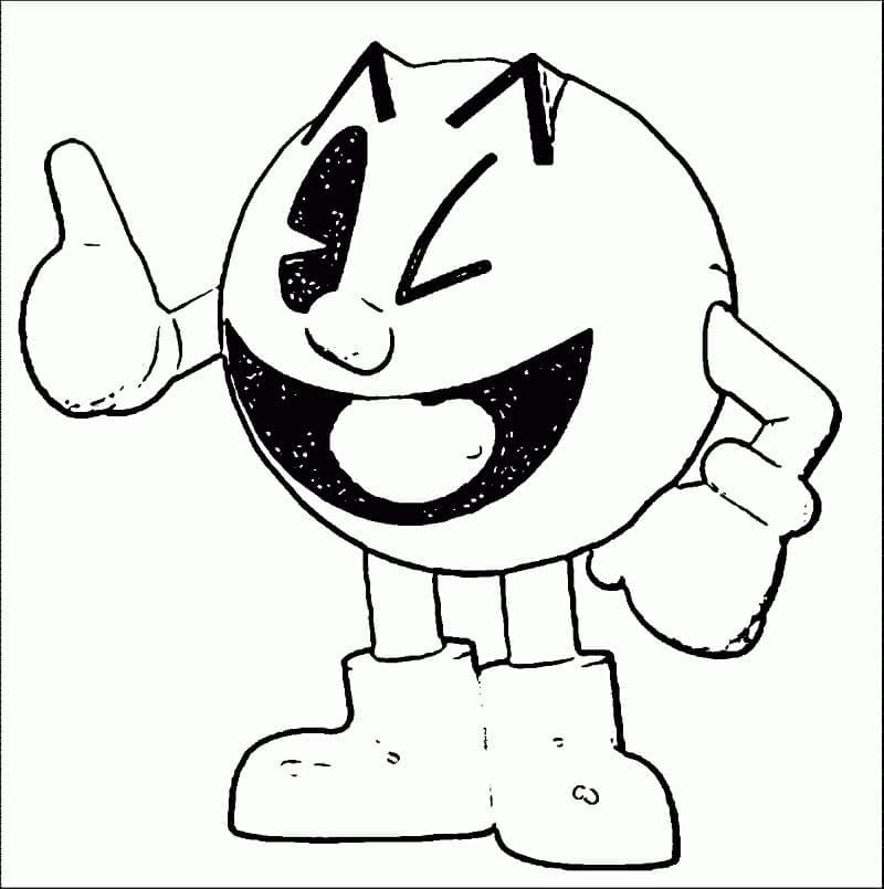 Dibujo gratuito Pac-Man #207789 de la coleccion Videojuegos para imprimir