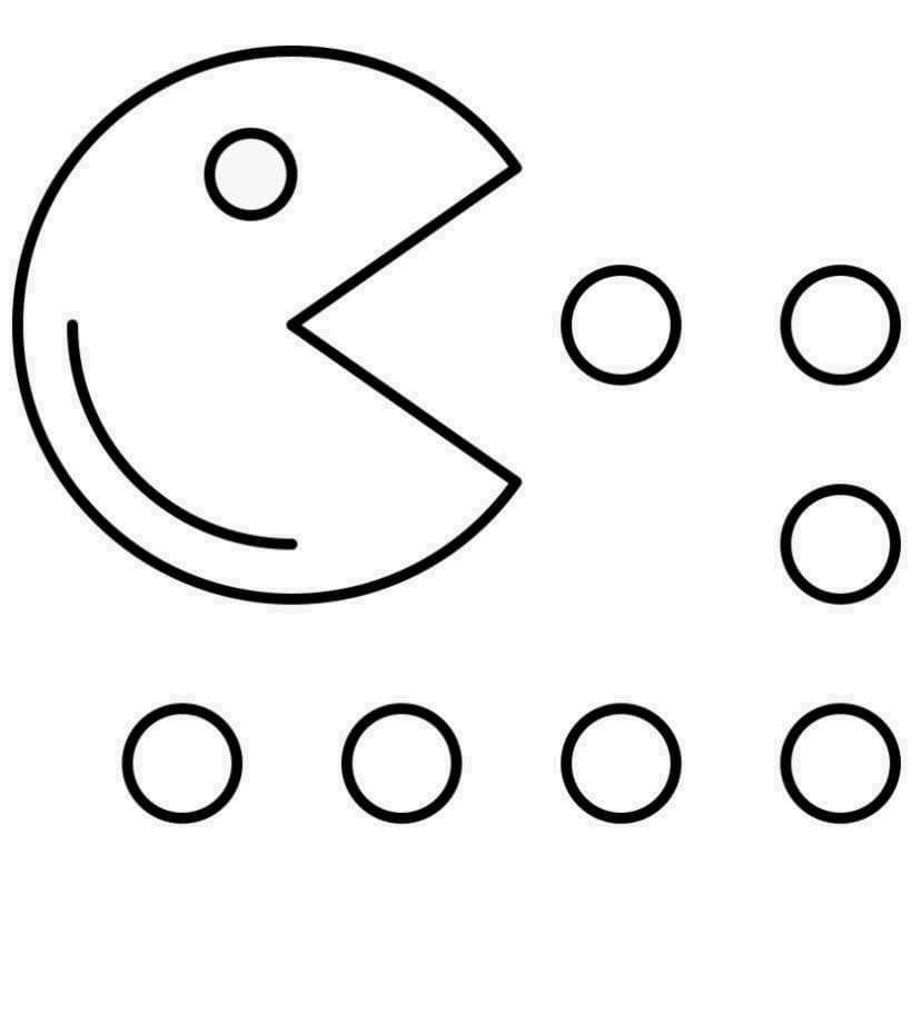 Dibujo gratuito Pac-Man #207795 de la coleccion Videojuegos para imprimir