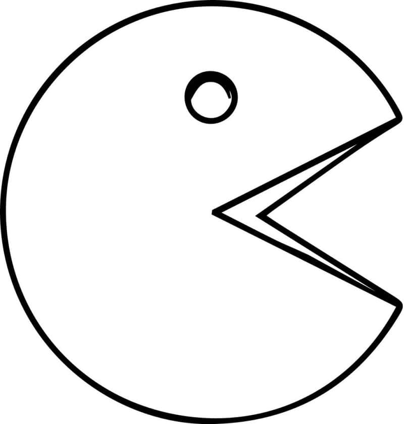 Dibujo gratuito Pac-Man #207801 de la coleccion Videojuegos para imprimir