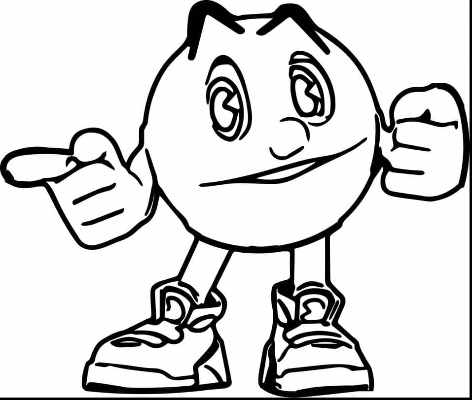 Dibujo gratuito Pac-Man #207802 de la coleccion Videojuegos para imprimir