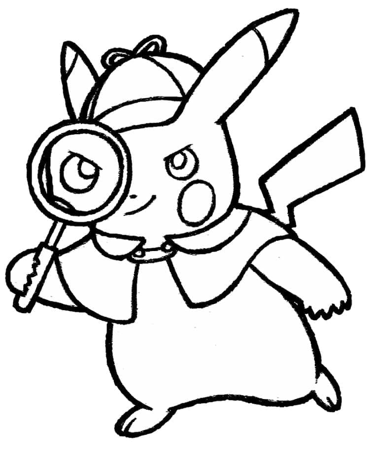 Dibujo gratuito Pikachu #177210 de la coleccion Videojuegos para imprimir
