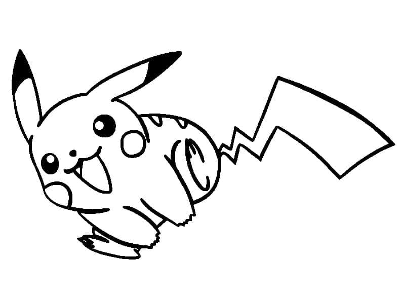 Dibujo gratuito Pikachu #177216 de la coleccion Videojuegos para imprimir