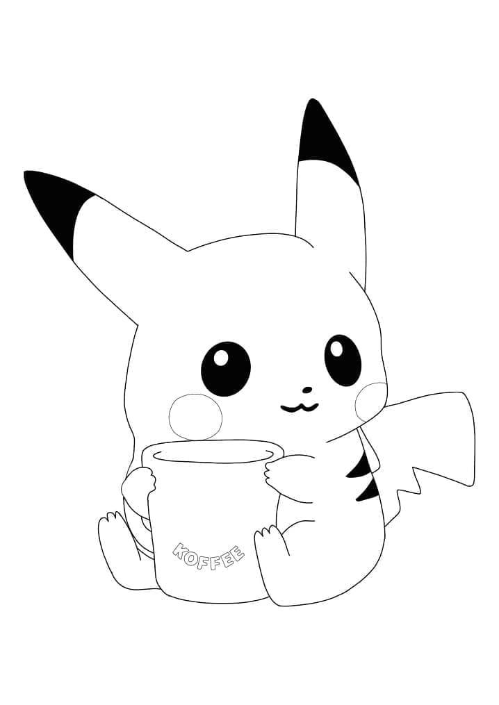 Dibujo gratuito Pikachu #177228 de la coleccion Videojuegos para imprimir