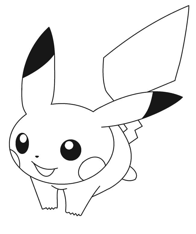 Dibujo gratuito Pikachu #177244 de la coleccion Videojuegos para imprimir