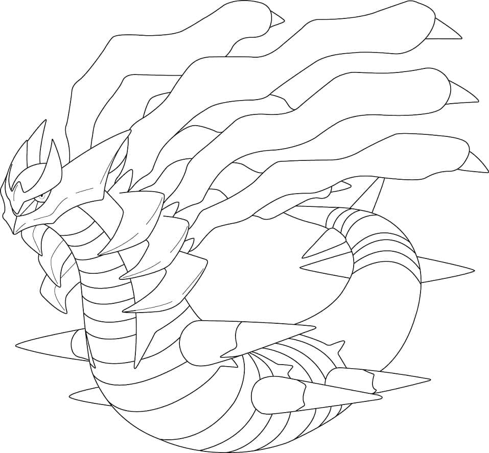 Dibujo para colorear: Pokémon Giratina (Videojuegos) #186829 - Dibujos para Colorear e Imprimir Gratis