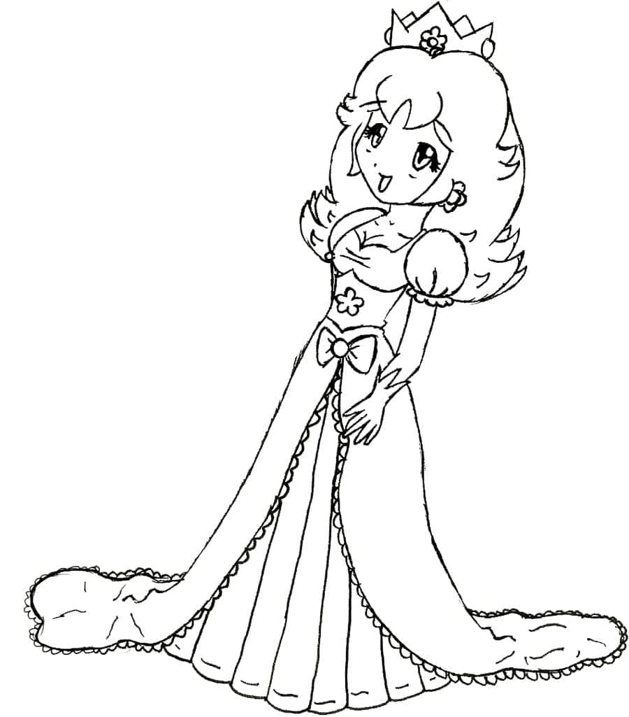 Dibujo gratuito Princesa Daisy #219041 de la coleccion Videojuegos para imprimir Dibujo gratuito Princesa Daisy #219041 de la coleccion Videojuegos para imprimir