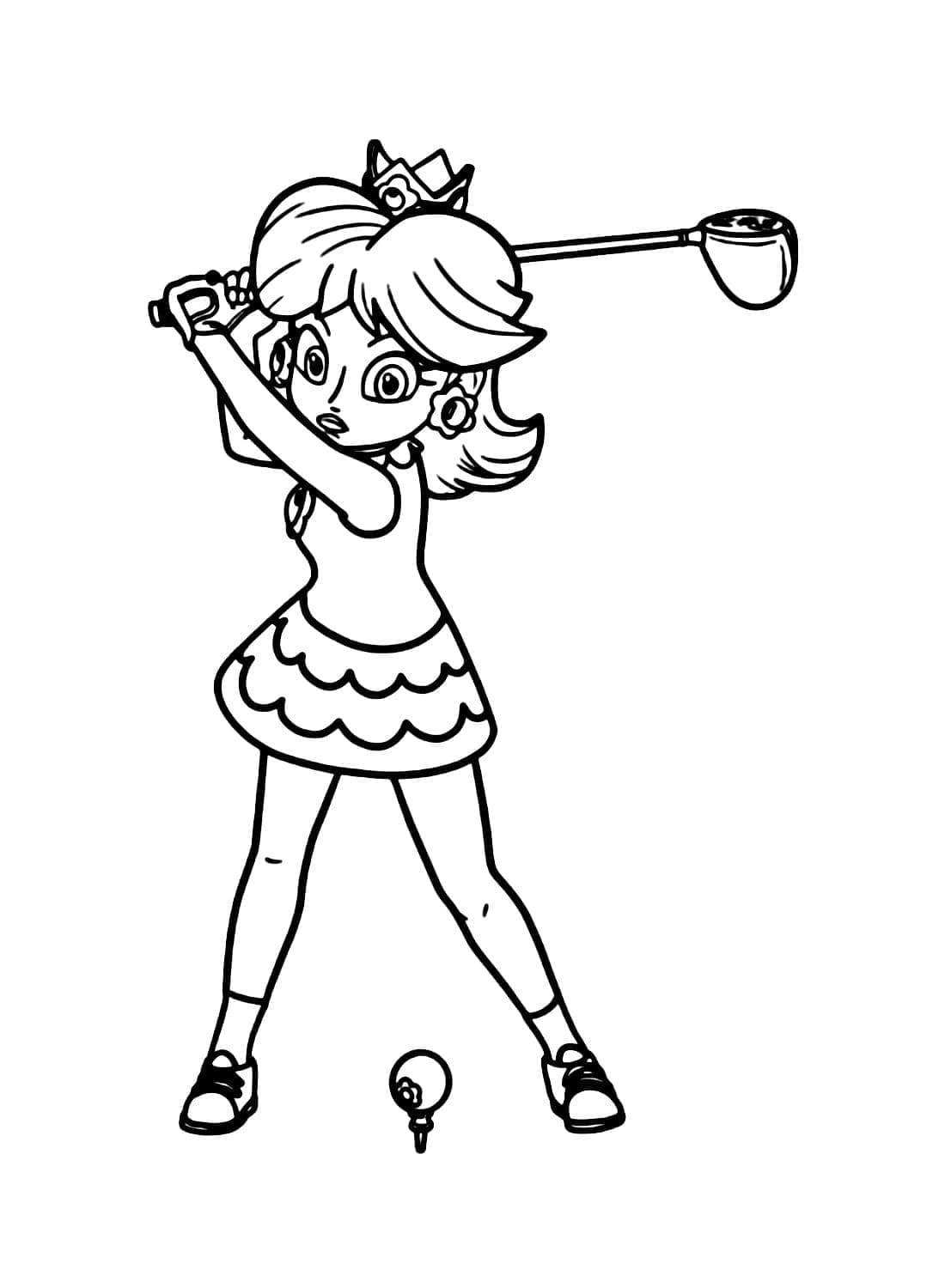 Dibujo gratuito Princesa Daisy #219060 de la coleccion Videojuegos para imprimir Dibujo gratuito Princesa Daisy #219060 de la coleccion Videojuegos para imprimir