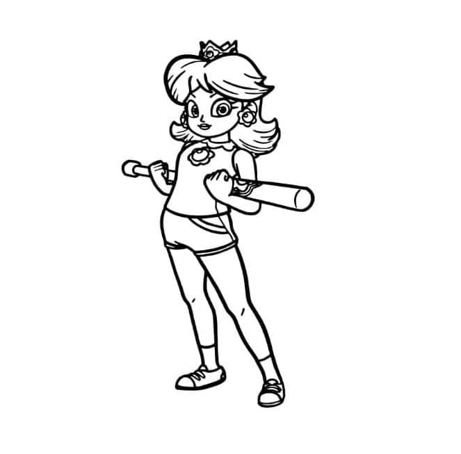 Dibujo gratuito Princesa Daisy #219064 de la coleccion Videojuegos para imprimir