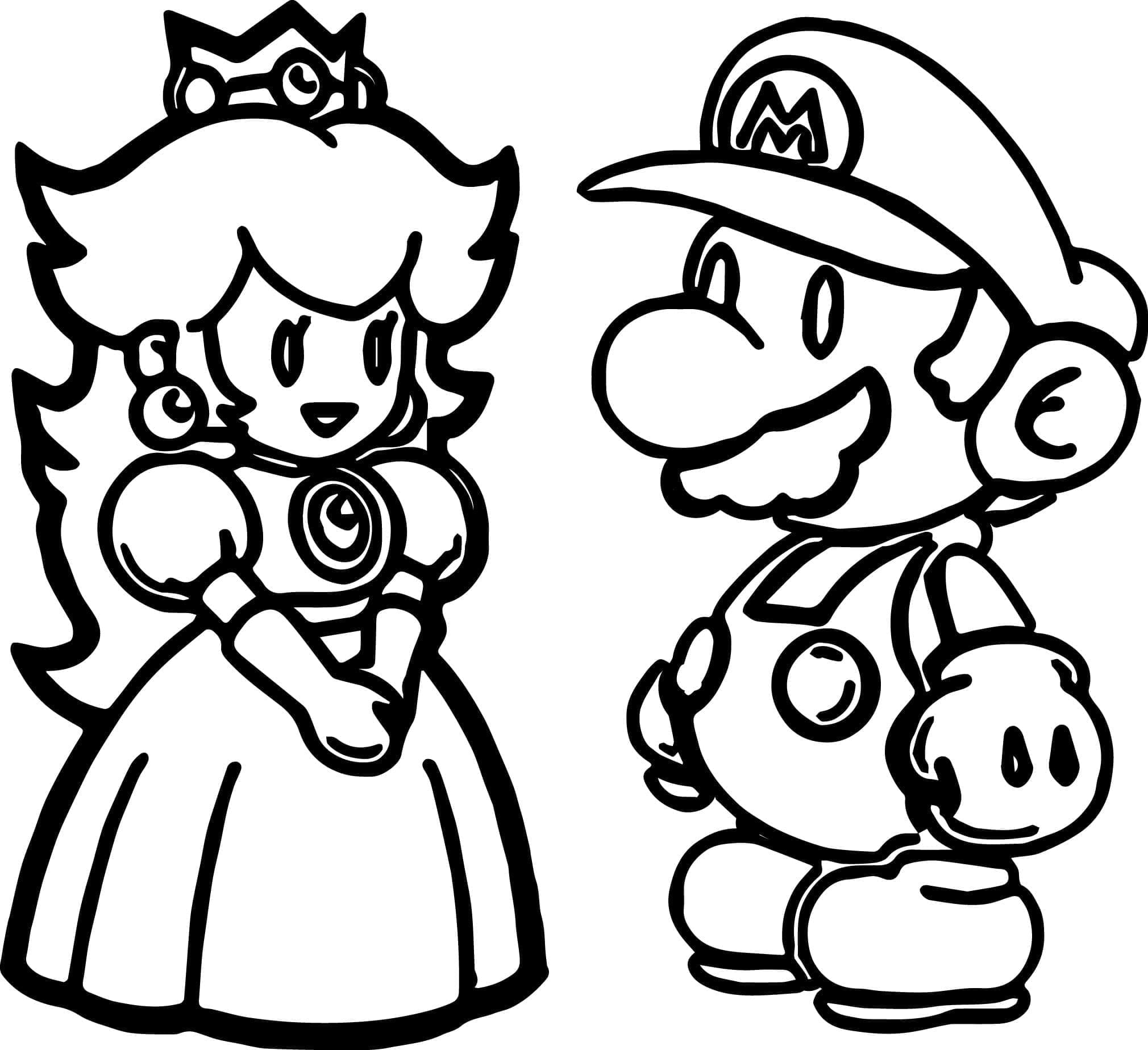 Dibujo gratuito Princesa Peach #211814 de la coleccion Videojuegos para imprimir Dibujo gratuito Princesa Peach #211814 de la coleccion Videojuegos para imprimir