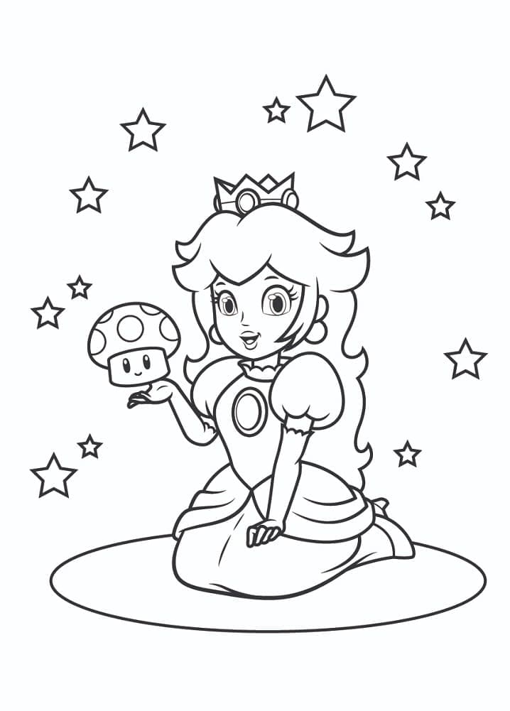 Dibujo gratuito Princesa Peach #211829 de la coleccion Videojuegos para imprimir Dibujo gratuito Princesa Peach #211829 de la coleccion Videojuegos para imprimir