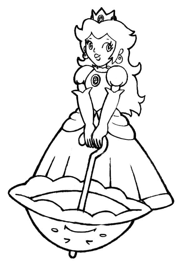 Dibujo gratuito Princesa Peach #211833 de la coleccion Videojuegos para imprimir