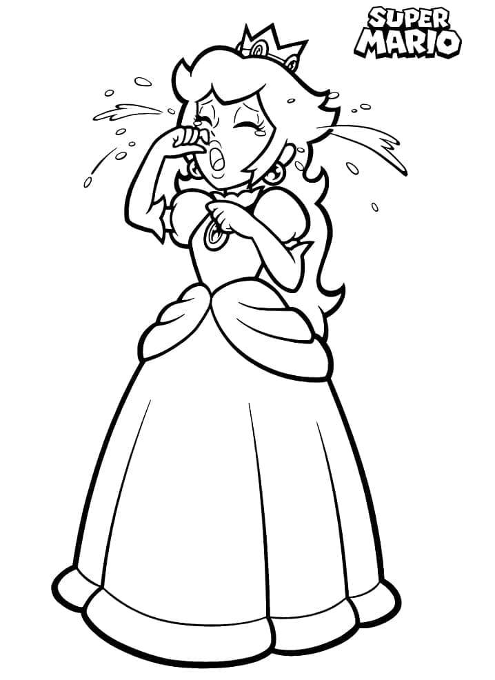 Dibujo gratuito Princesa Peach #211848 de la coleccion Videojuegos para imprimir