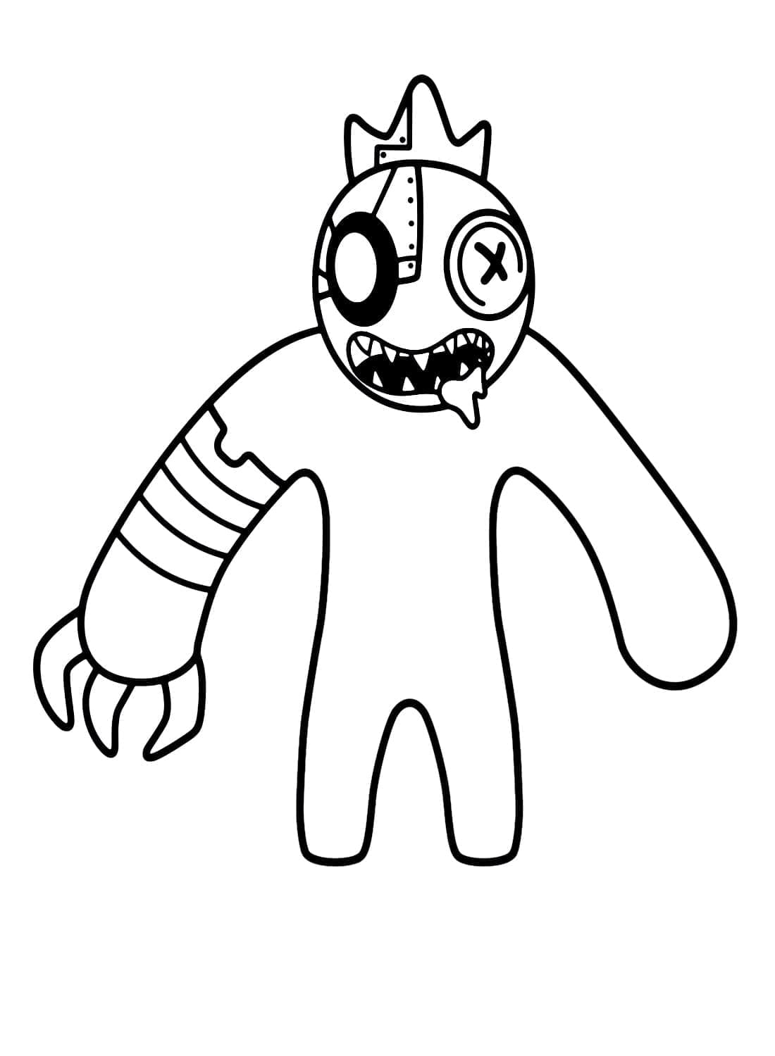 Dibujo para colorear: Rainbow Friends (Videojuegos) #201287 - Dibujos para Colorear e Imprimir Gratis